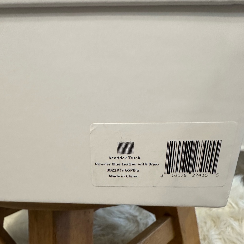 Brandon Blackwood Powder Blue Kendrick Trunk - Picture 3 of 12